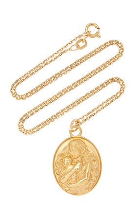 Gold Vermeil Motherhood Necklace By Louis Abel | Moda Operandi