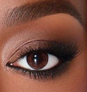 black natural eye makeup