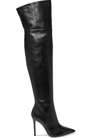 Gianvito Rossi | 105 leather over-the-knee boots