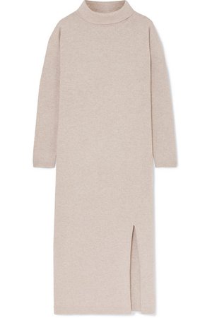 Allude | Wool and cashmere-blend turtleneck midi dress | NET-A-PORTER.COM