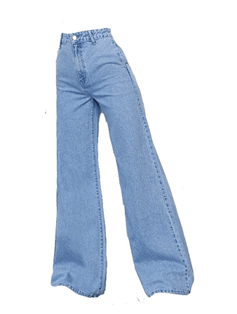 blue jean baggy pants