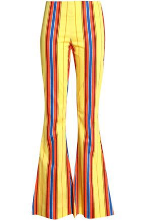 Striped twill flared pants | MOSCHINO |