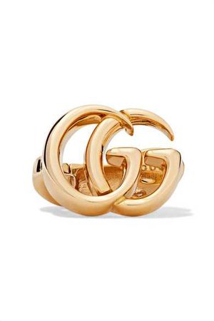 Gucci | 18-karat gold clip earring | NET-A-PORTER.COM