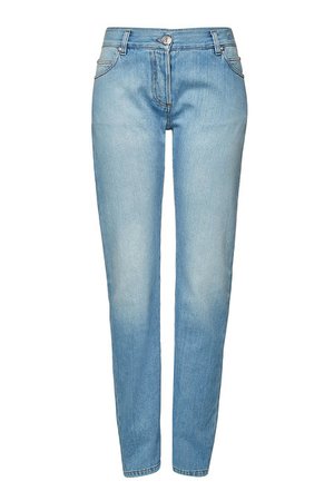 Balmain - Straight Leg Jeans - blue