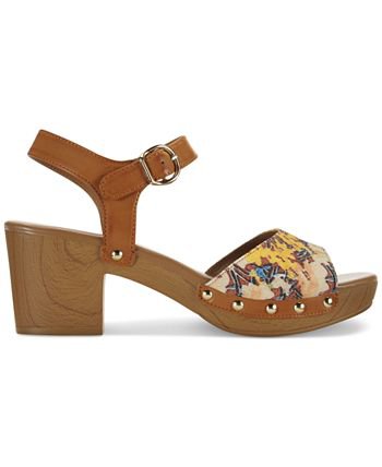 Style & Co Anddreas Platform Block-Heel Sandals, Created for Macy's & Reviews - Sandals - Shoes - Macy's