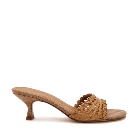 The Flower Woven Sandal - Brown | Katy Perry | Wolf & Badger