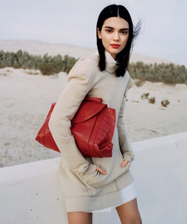Kendall Jenner in Spring's Neutral Looks and Bright Accessories | Vogue