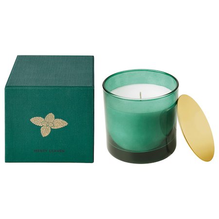 NJUTNING Scented candle in glass - Blossoming bergamot, gray - IKEA