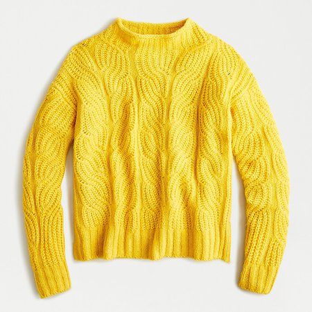 J.Crew: Pointelle Cable Sweater