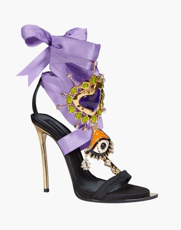 DSQUARED2 feather floral sandals - Google Search