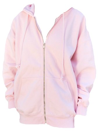 pink brandy zip up hoodie