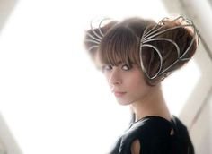 Sci-Fi Ear Cages: 'Guest' by Anna Miminoshvili Features a Futuristic Take on Princess Leia Hair (trendhunter.com)
