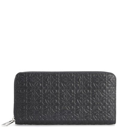 Zip Around leather wallet