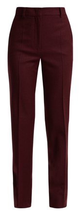 burgundy pants