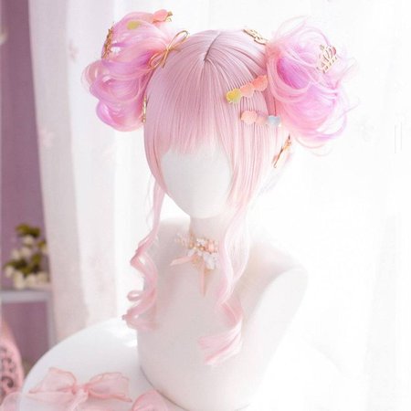 Japanese Harajuku Sweet Dolly Pink Wig SD00556– SYNDROME - Cute Kawaii Harajuku Street Fashion Store