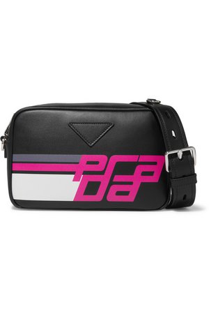 Prada | Printed leather camera bag | NET-A-PORTER.COM