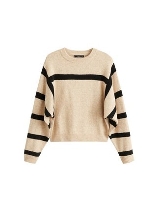 MANGO Knit striped sweater