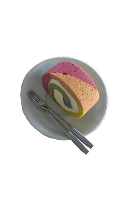 colourful Swiss roll