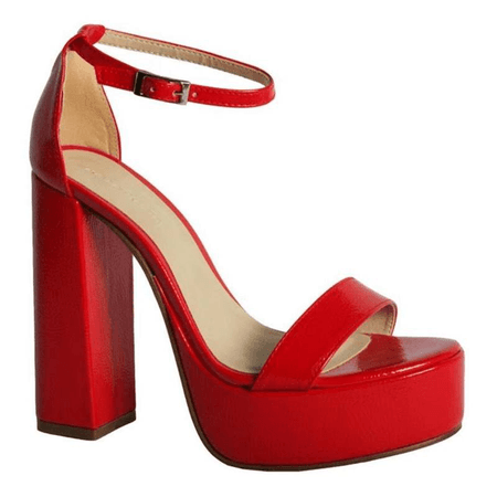 red sandal