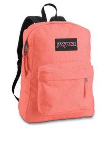 Orange backpack