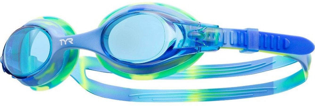 Amazon.com : TYR Youth Tie Dye Swimple Goggles, Blue/Green : Clothing