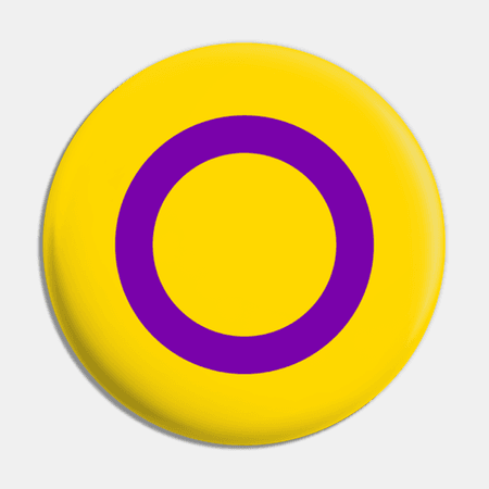 intersex pride pin