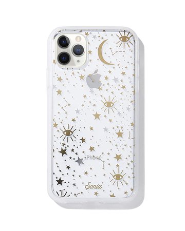 gold stars clear phone case - Google Search