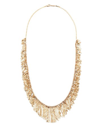 Lana 22" 14k Gold Fringe Necklace
