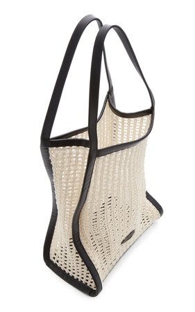 June Leather-Trimmed Rope Tote Bag By Khaite | Moda Operandi