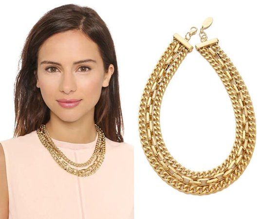 How to Wear Chunky Gold Chains Like Rachel Zoe
