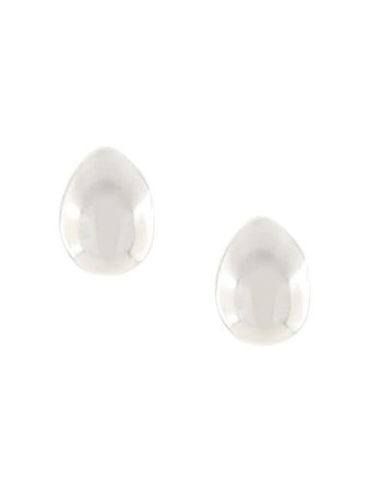 Fjord Chunky Mirrored Earrings A47 Silver | Farfetch