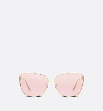 MissDior B2U Óculos escuros com formato borboleta rosa-claro | DIOR