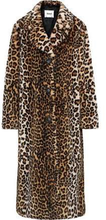 Stand Studio Nicky Leopard-print Faux Fur Coat