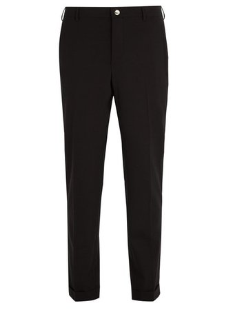 Slim-leg wool-blend trousers | Prada | MATCHESFASHION.COM