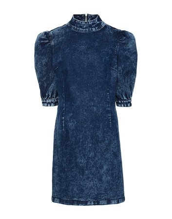 8 By Yoox Denim Puff-Sleeve Mini Dress - Denim Dress - Women 8 By Yoox Denim Dresses online on YOOX United Kingdom - 42810614VM