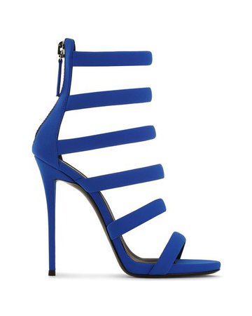 Giuseppe Zanotti Neoprene Six Strap Sandal in Electric Blue (Blue)