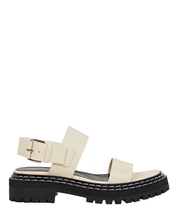 Proenza Schouler Leather Slingback Sandals | INTERMIX®