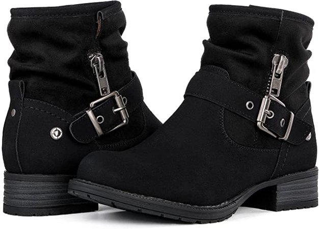Amazon.com | GLOBALWIN Women's Black Winter Fasion Boots 9M | Snow Boots
