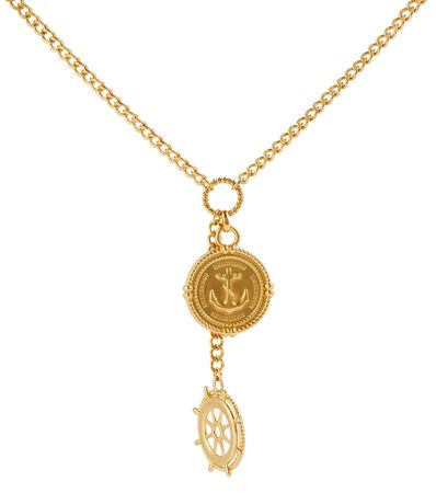 Zimmermann - Nautical Duo Drop gold-plated necklace | Mytheresa