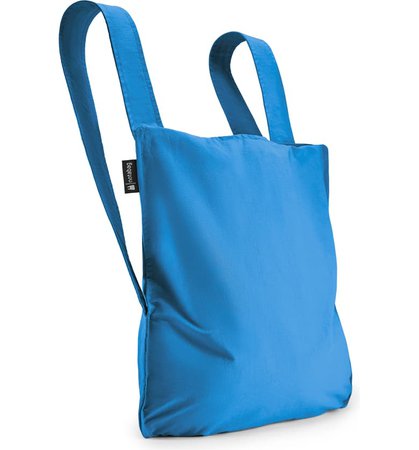 Notabag Convertible Tote Backpack Blue