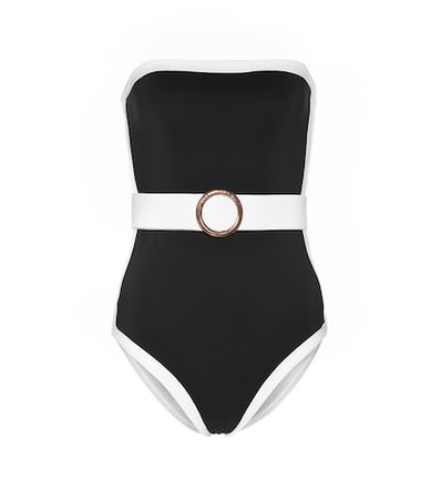 Whitney belted one-piece swimsuit