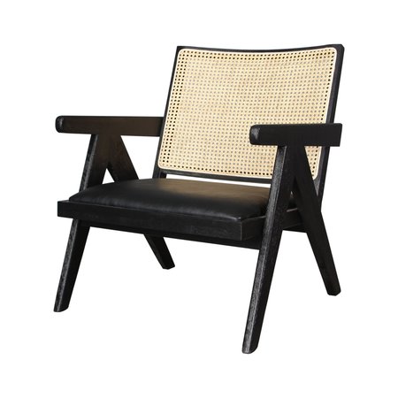 CLC6073-CH Rattan Armchair - Black – Calibre Furniture