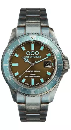 brown and teal diamond watch - Google Search