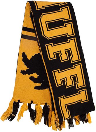 Harry Potter Hufflepuff Collegiate Style Reversible Scarf at Amazon Men’s Clothing store
