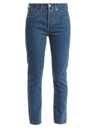 High-rise slim-leg cropped jeans | Re/Done Originals | MATCHESFASHION.COM