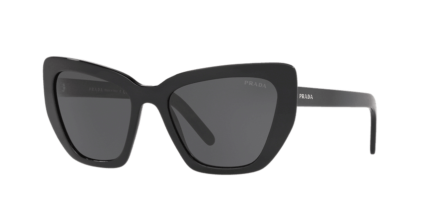 Prada PR 08VS 55 Grey-Black & Black Sunglasses | Sunglass Hut USA