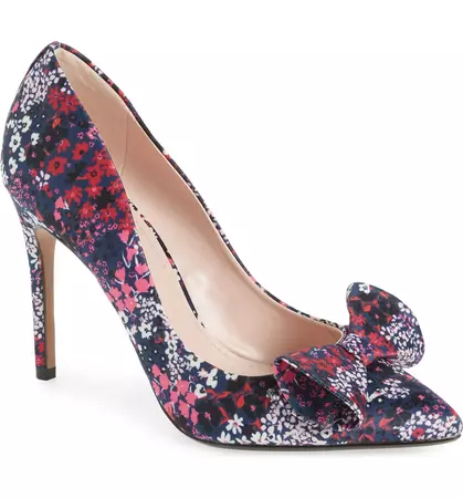 Ted Baker London Zafiina Ditsy Floral Pointed Toe Pump (Women) | Nordstrom