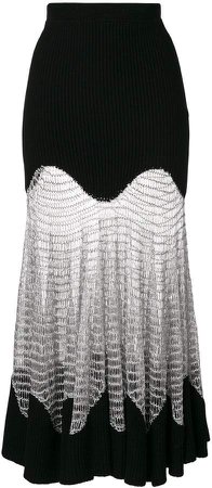 Metallic Mesh Knit skirt