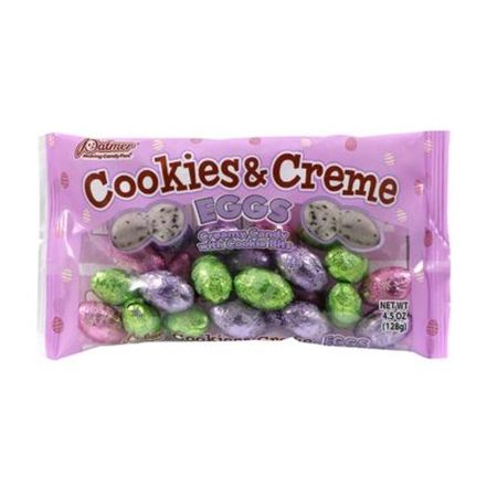 Easter Palmer Chocolate Cookies & Cream Eggs Candy Candies – Creamy Egg Candy with Cookie Bits – Great for Easter Baskets and Easter Egg Stuffers 4.5 oz Bags (1 Pack) - Walmart.com