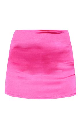 PLT Low Rise Satin Mini Skirt